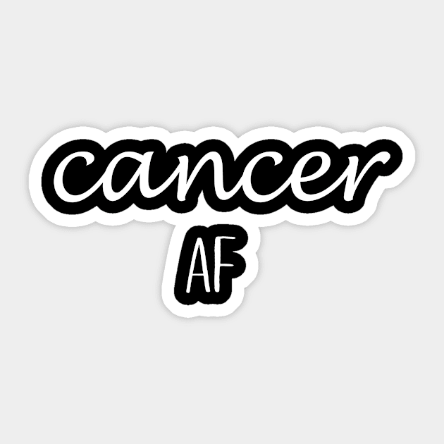 Cancer Af Sticker by sewwani